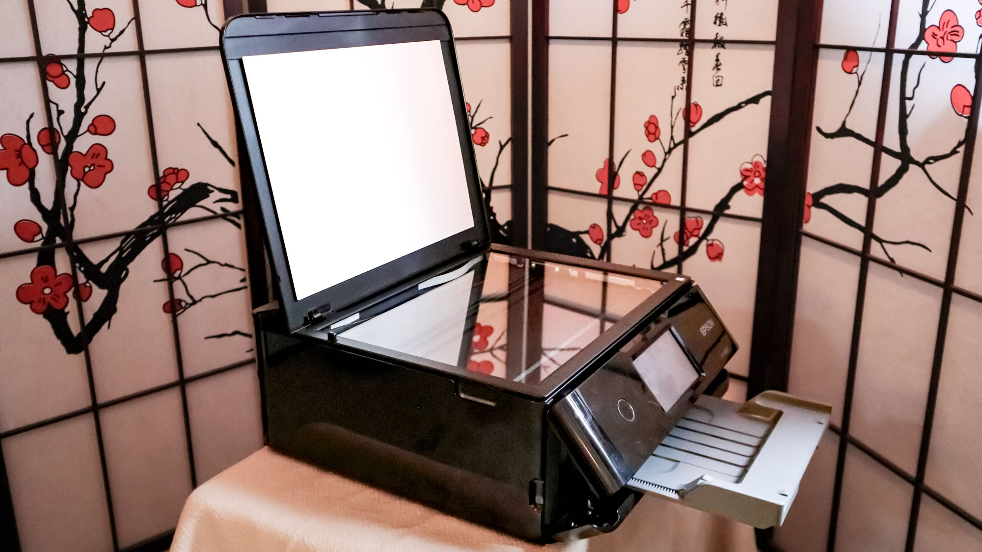 Epson İfade Fotoğrafı XP-8800 İnceleme Birimi Masada