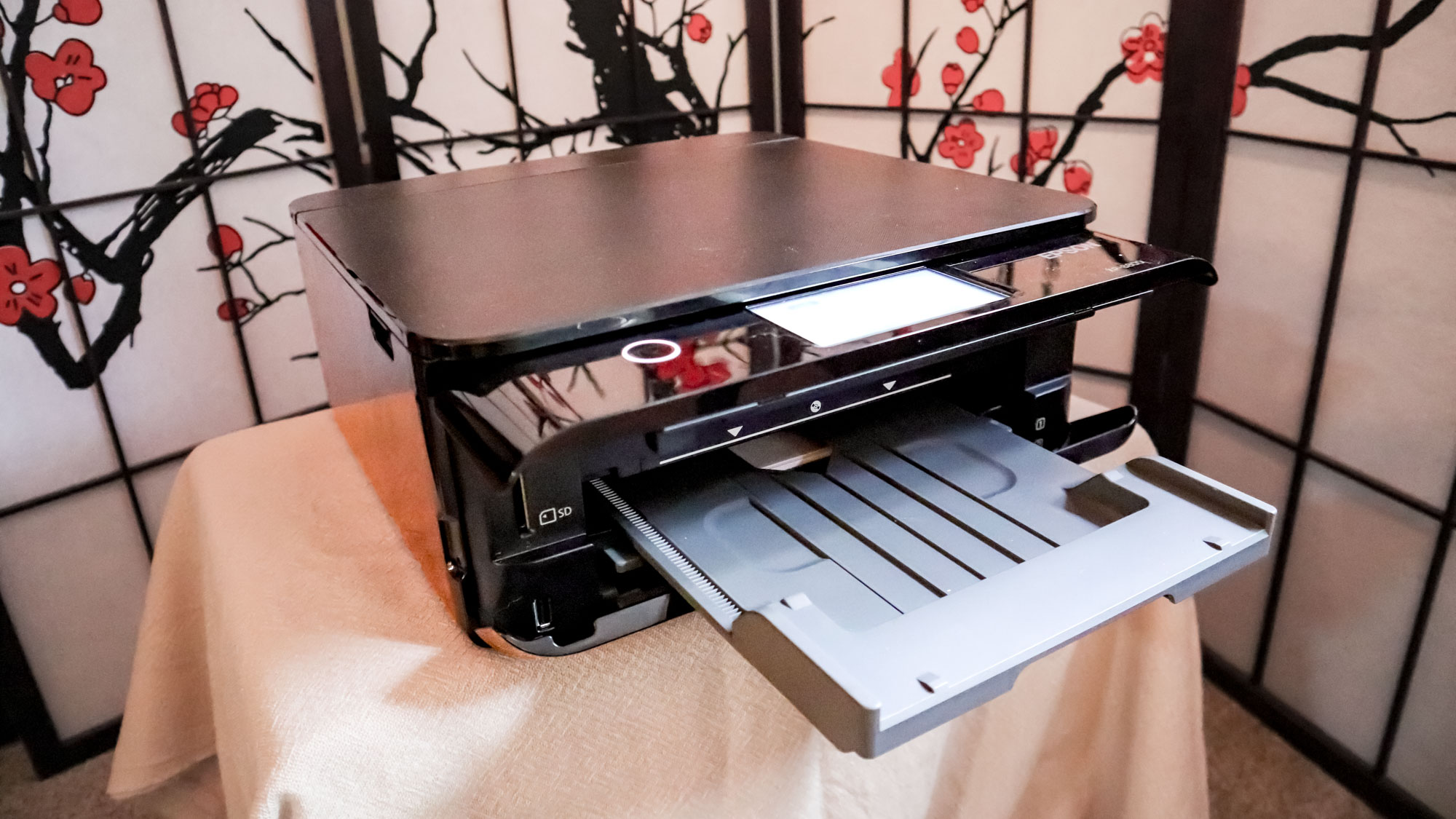 Epson İfade Fotoğrafı XP-8800 İnceleme Birimi Masada