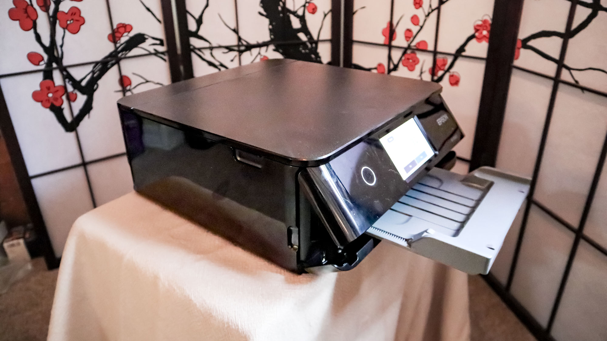 Epson İfade Fotoğrafı XP-8800 İnceleme Birimi Masada
