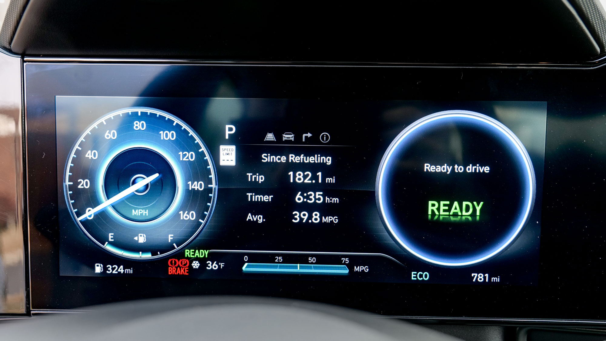 2025 Hyundai Elantra Hybrid Test sırasında sınırlı yakıt ekonomisi.
