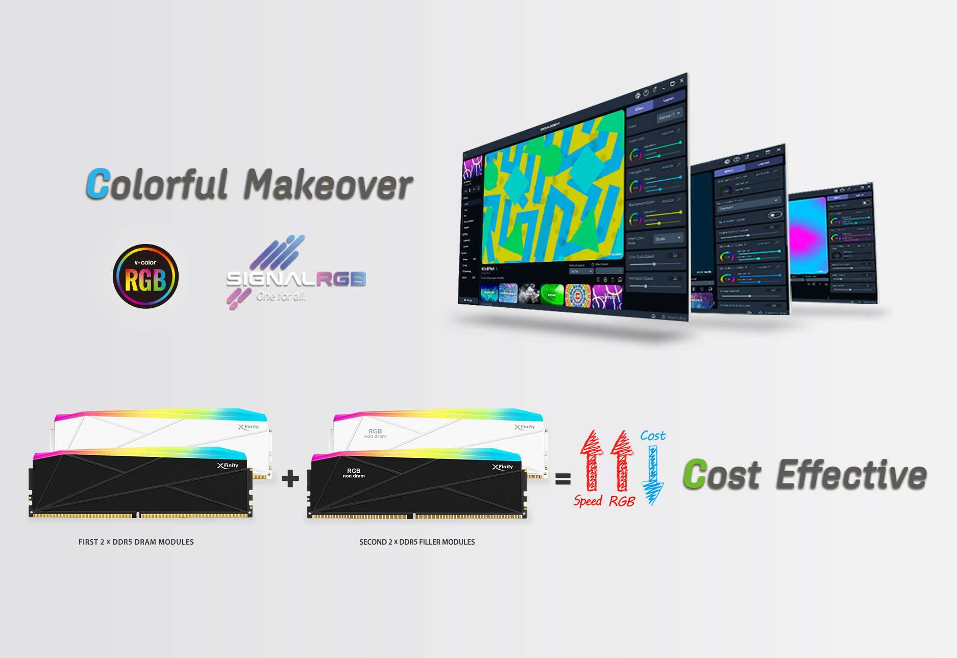 Xfinity SCC O CUDIMM RGB Kit RGB Yazılımı