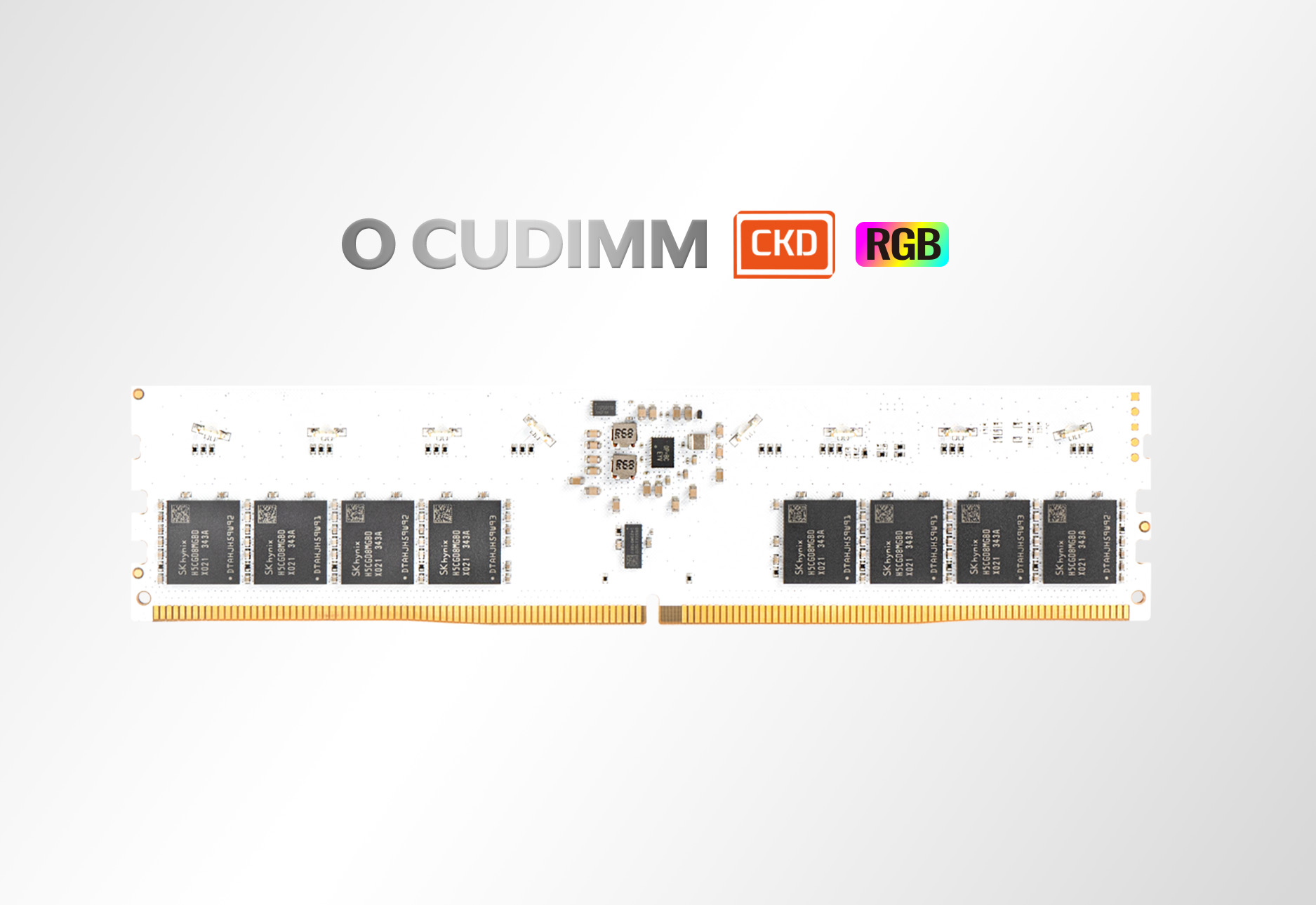Xfinity SCC O CUDIMM RGB Kit Beyaz PCB