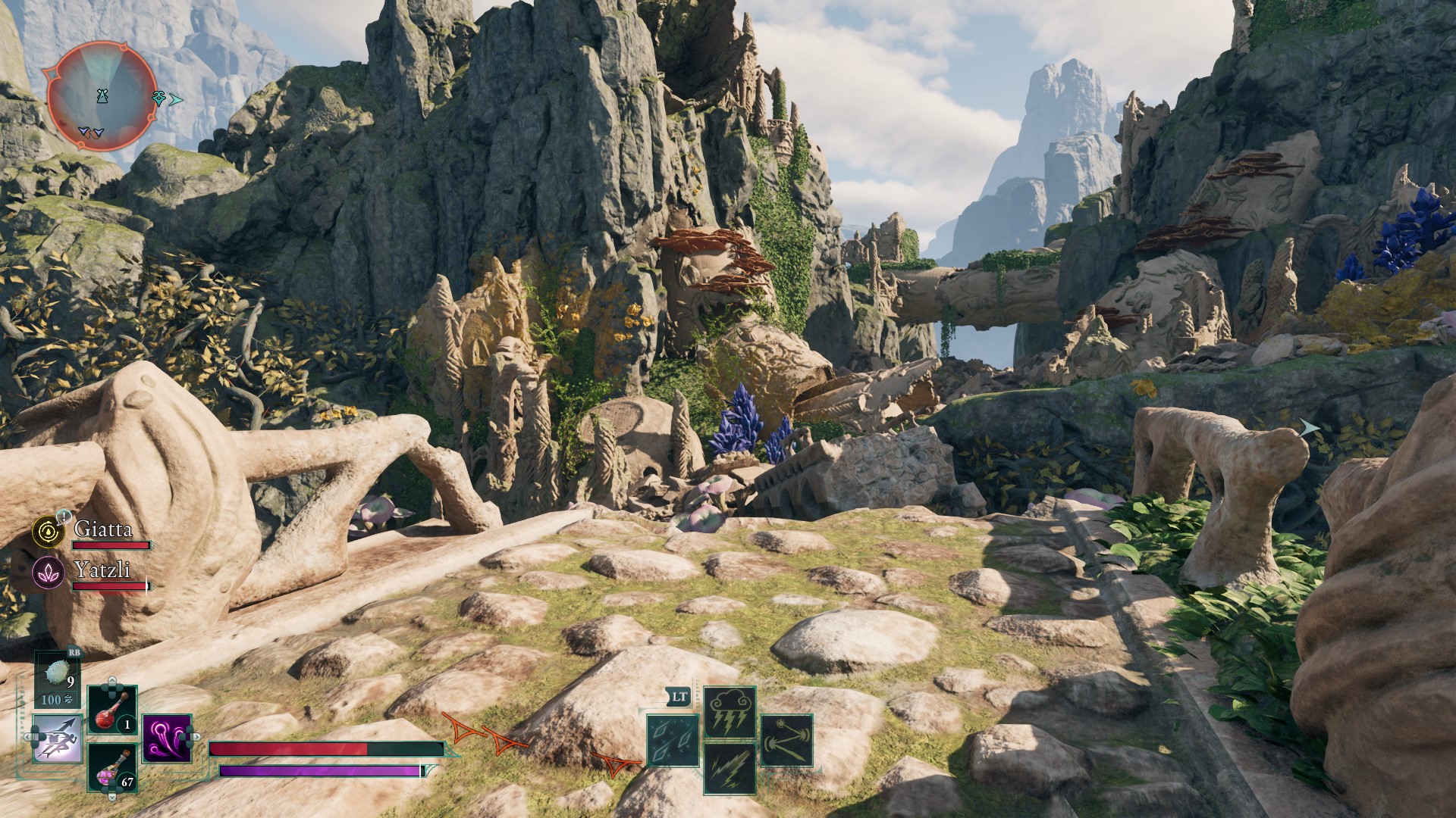 Dawnshore'da antik hafızanın konumunu gösteren avowed ekran görüntüsü