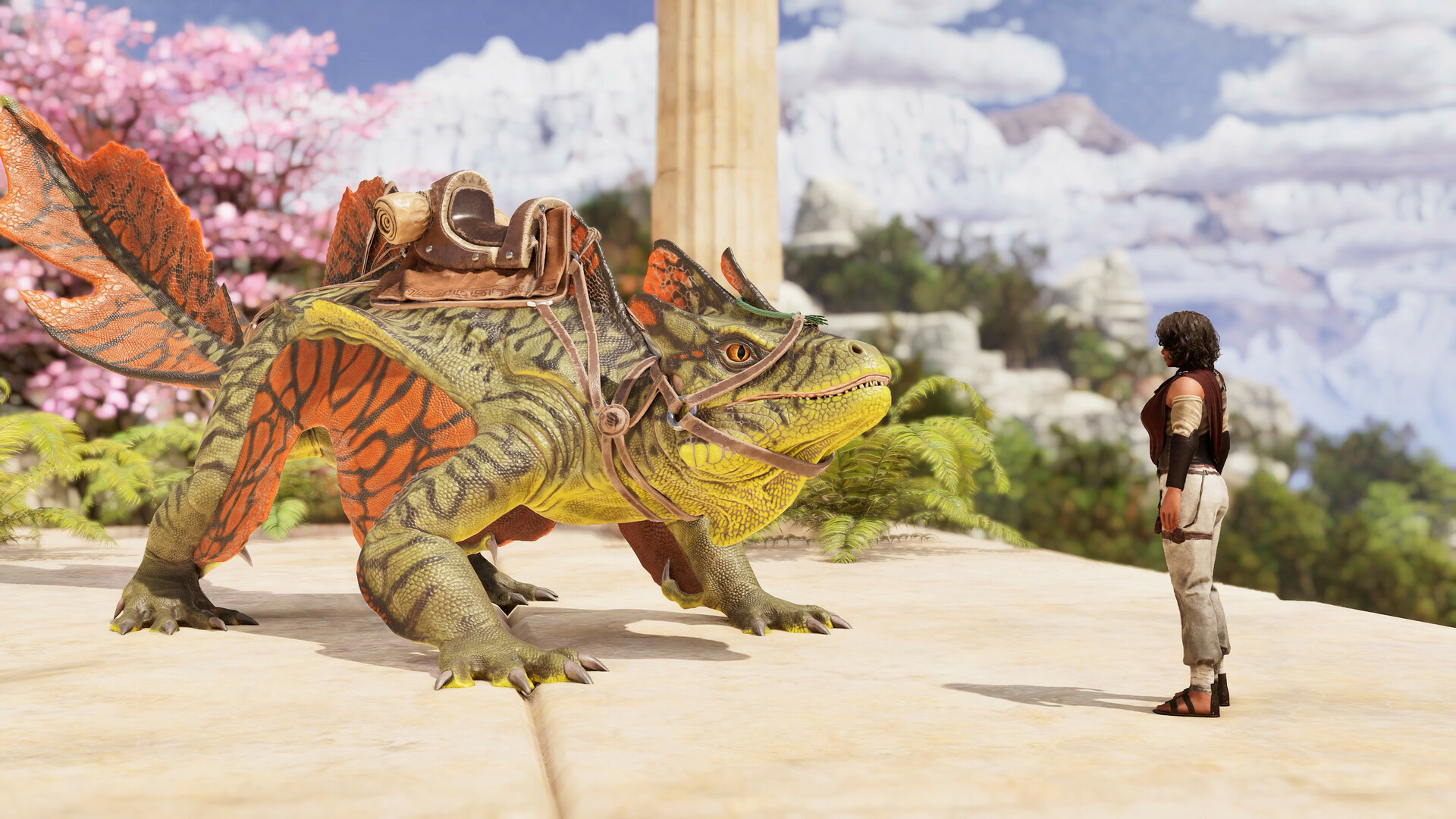 Ark-Survival-ASTRAEOS-DLC-MAEGUANA-Creature Ark Survival, dev bir kertenkele olan yeni Maeguana - Astraeos DLC'ye yükseldi.
