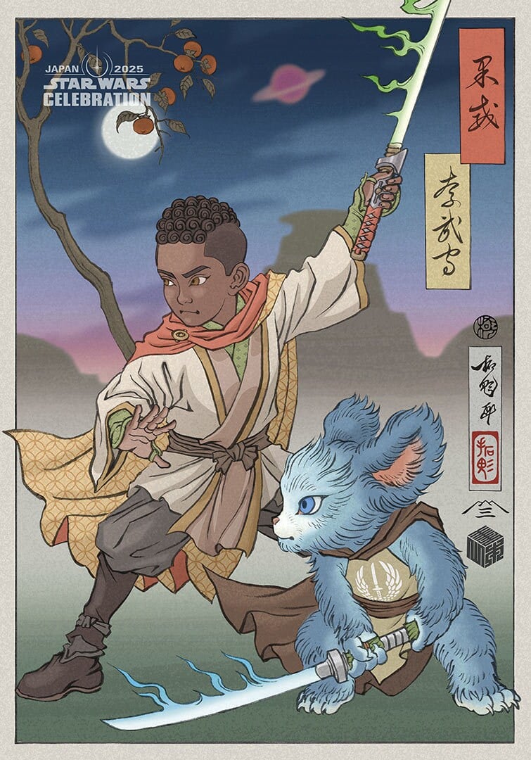 Yıldız Savaşları Kutlaması Japonya 2025 Genç Jedi Maceralar Rozet Sanatı
