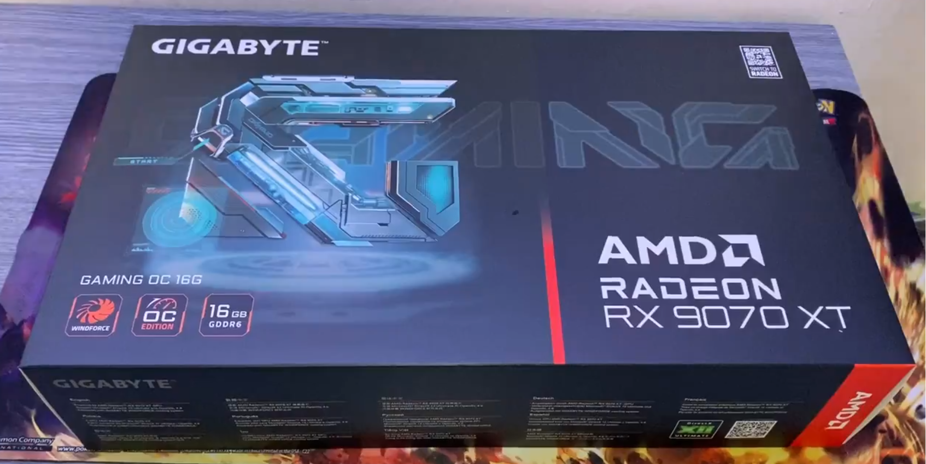 Gigabyte Radeon RX 9070 XT Oyun OC Sızıntısı