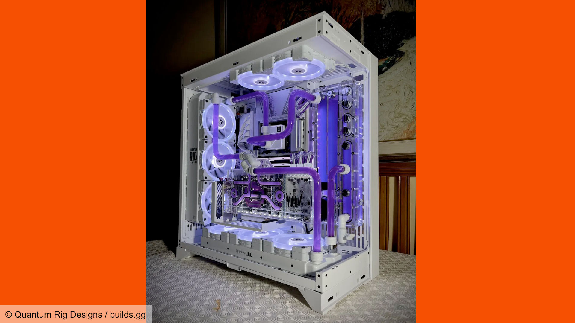 Beyaz ve Mor Gaming Pc Yapı