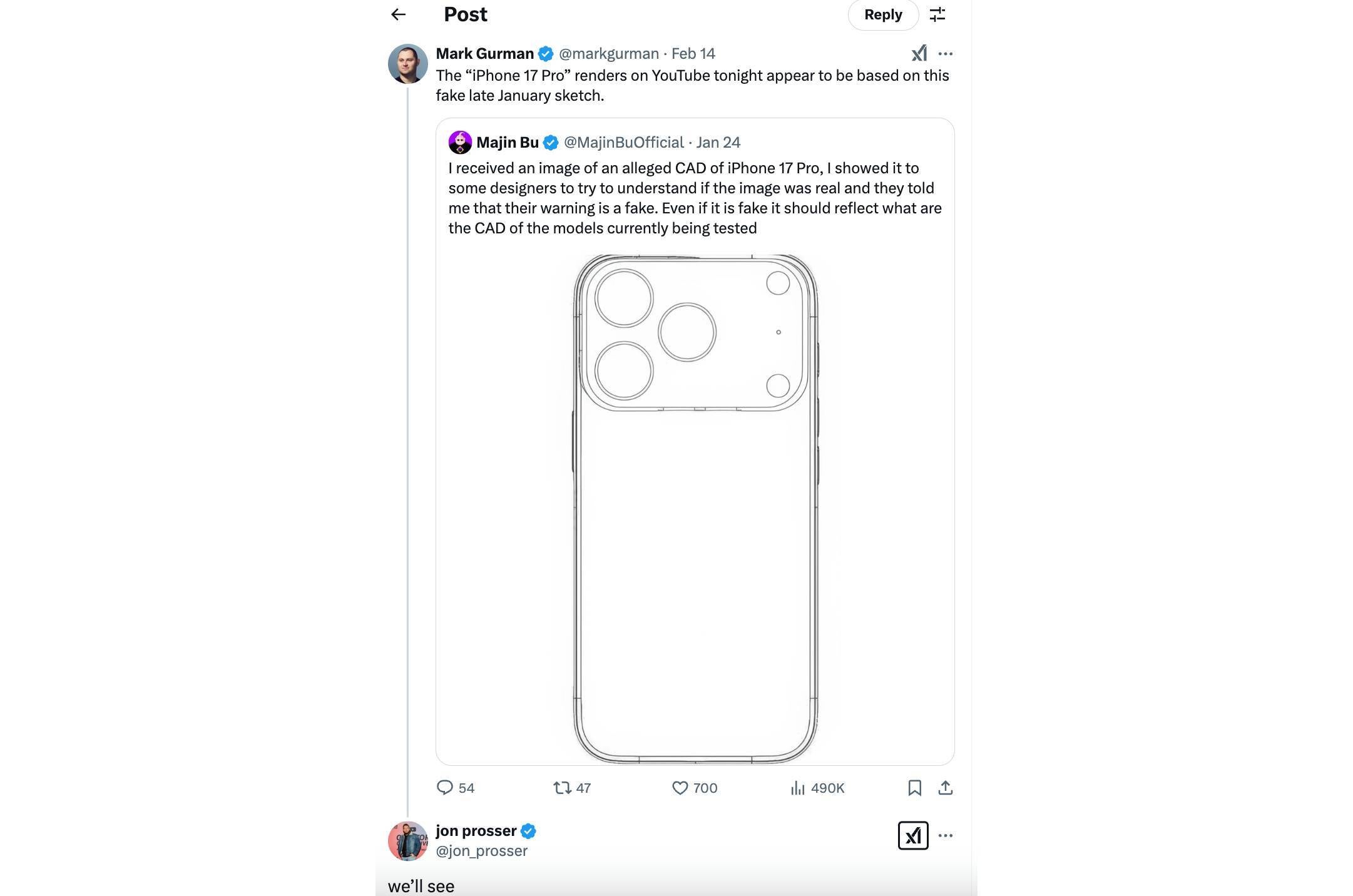 iPhone 17 Pro Tasarım