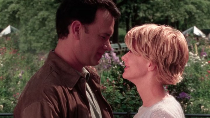 Tom Hanks ve Meg Ryan, Posta aldığınız bir sahnede sert bir sahneye çıktılar.