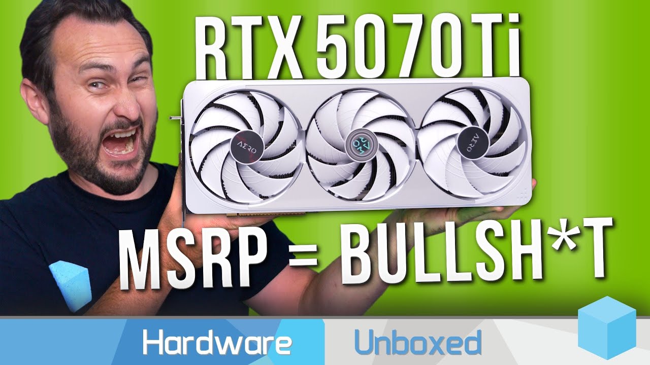 RTX 5070 Ti İncelemesi, sadece gerçekten 750 $ olsaydı ... - YouTube