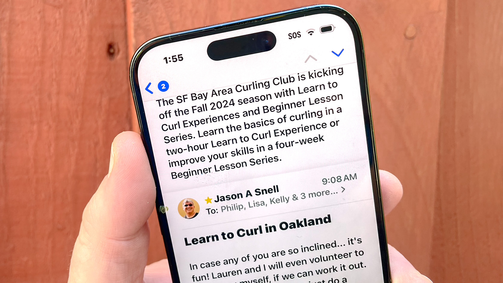 İPhone 15 Pro'da Apple Intelligence'da bir e -postanın özeti iOS 18.1