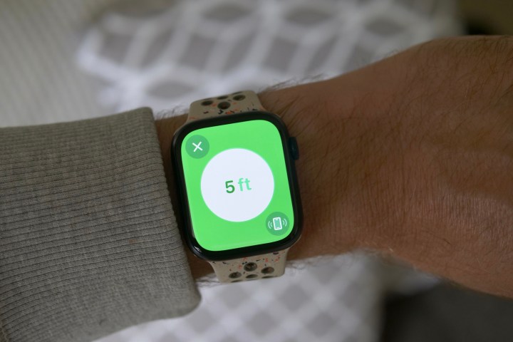 Apple Watch Serisi 9'daki hassas izleme özelliği.