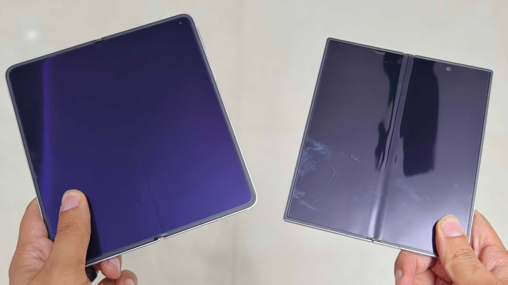 Oppo N5 ve Galaxy Z Fold 6 Crease'i bul