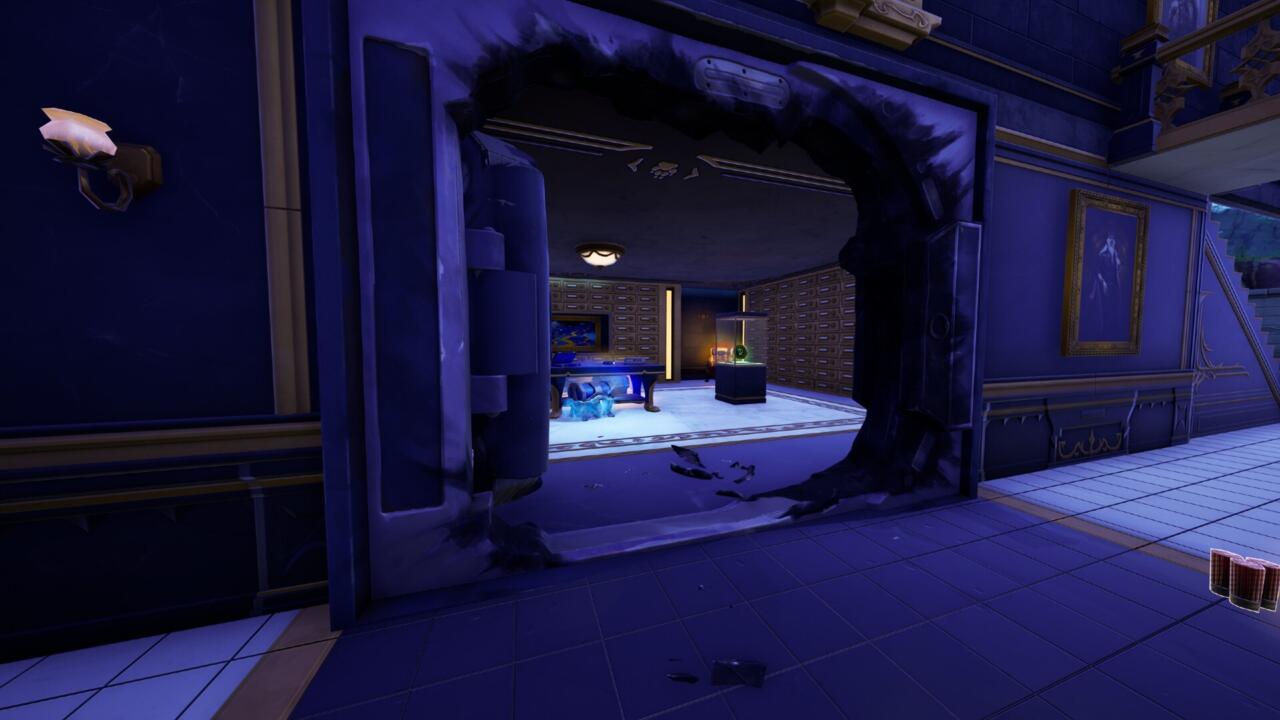 Fortnite'ın yeni tonozlarından birinin içi