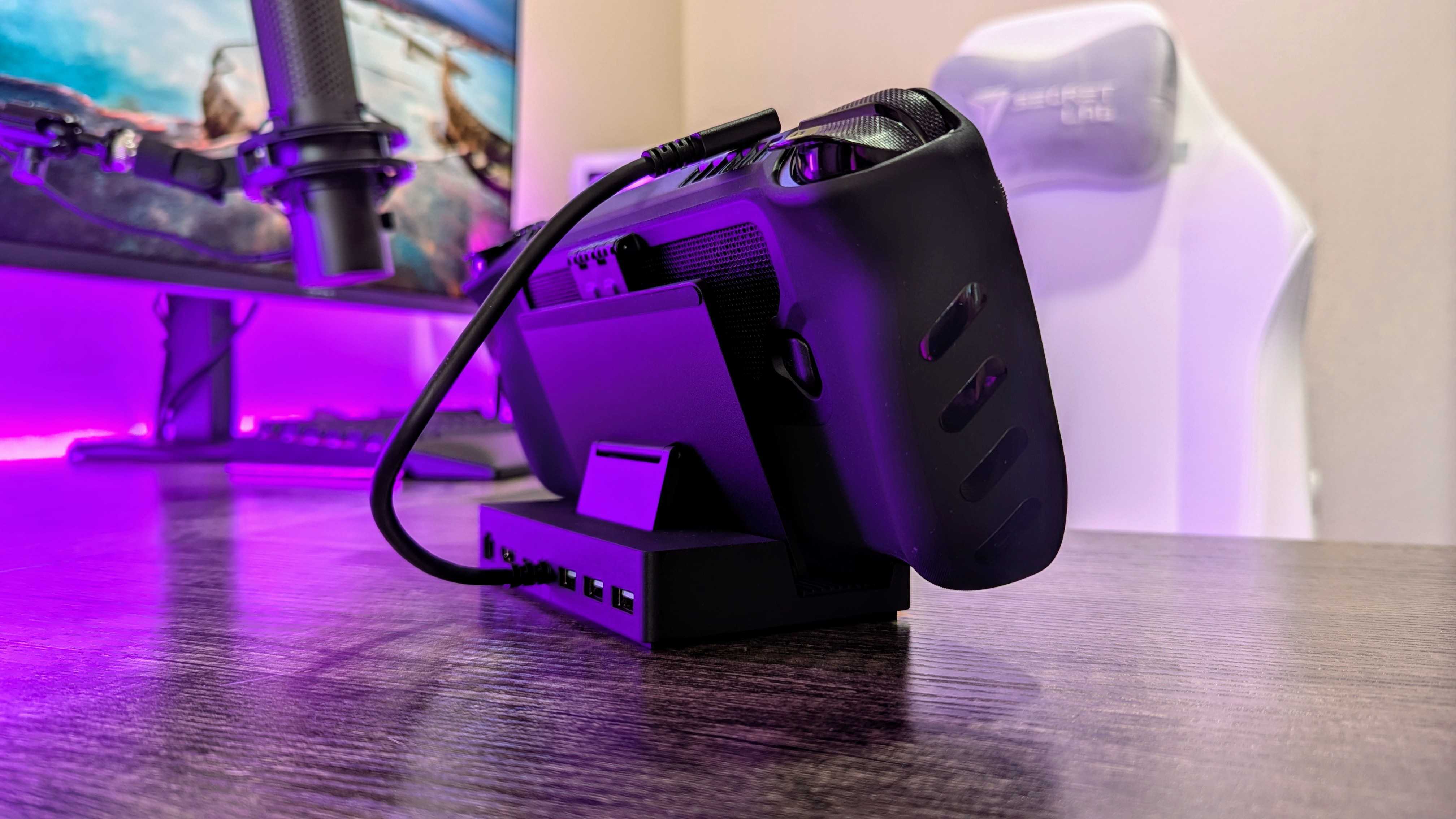 Razer El Dock Chroma'nın görüntüsü.