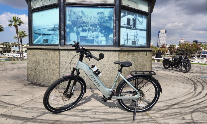 Seviye 3, Kaliforniya, Long Beach'teki bir Harborside parkına park etti.