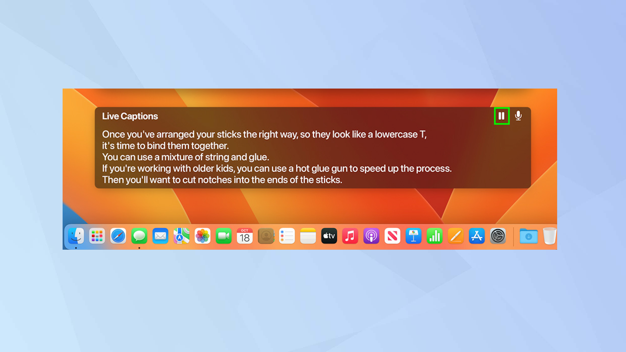 MacOS gerçek zamanlı altyazıları nasıl açılır
