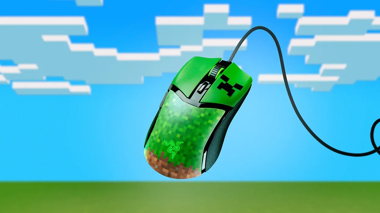 Razer Minecraft koleksiyonunun görüntüsü.