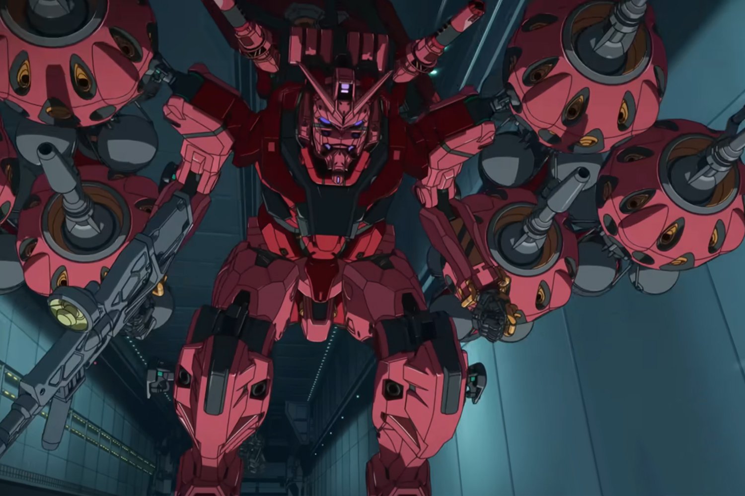 Gundam Gquuuuuux Red Gundam lansmanı