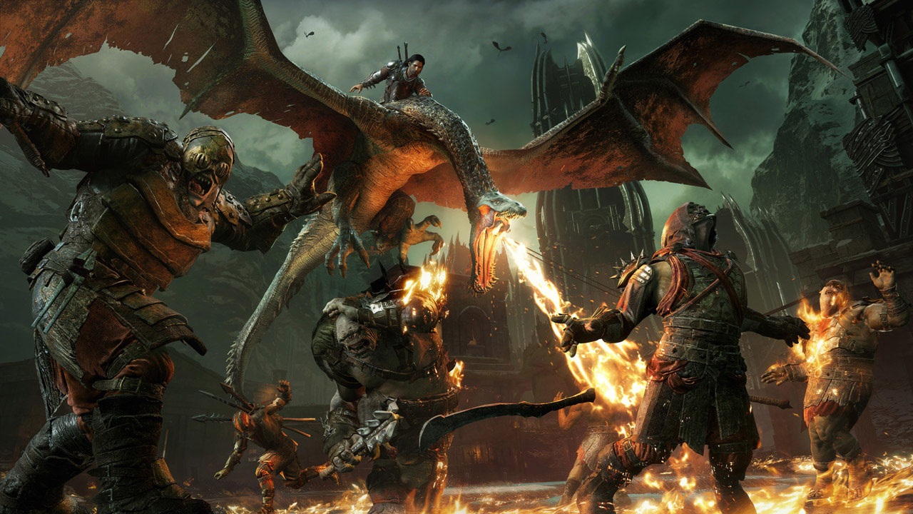 Talion, Orta Dünya'da ejderha benzeri bir yaratık sürüyor: Shadow of War