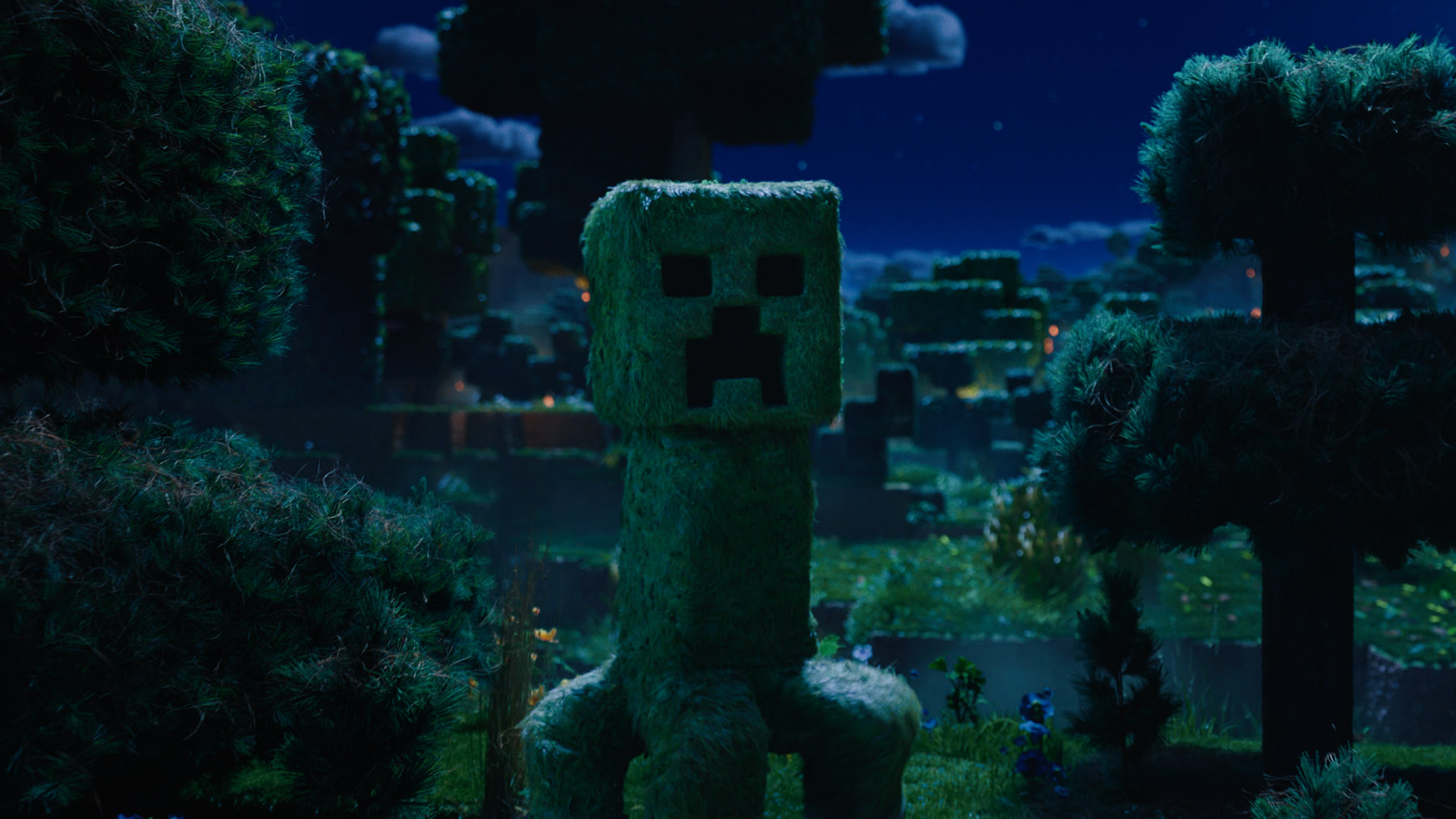 Üçüncü 'A Minecraft Film' fragmanından ekran görüntüsü.