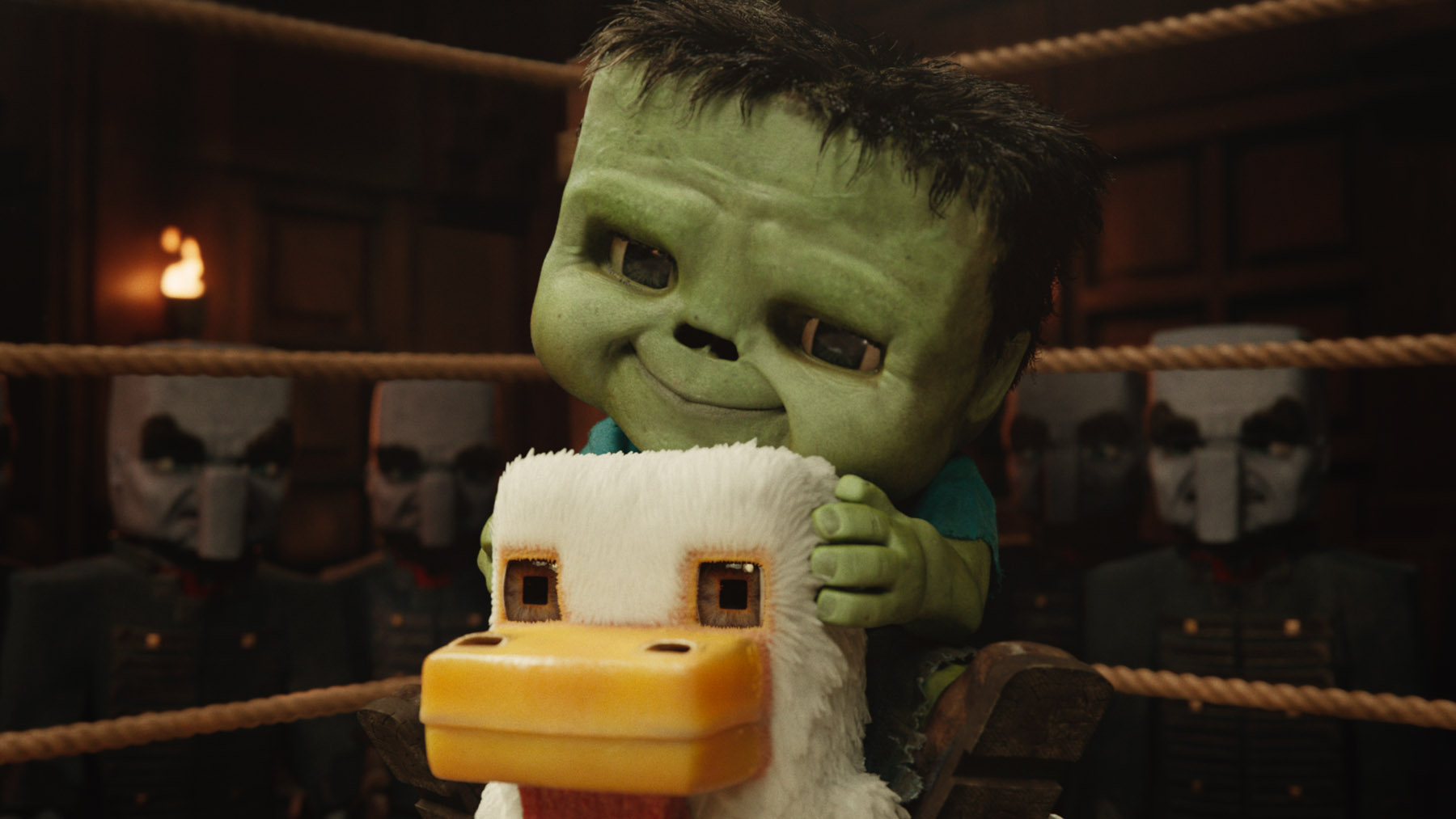Üçüncü 'A Minecraft Film' fragmanından ekran görüntüsü.