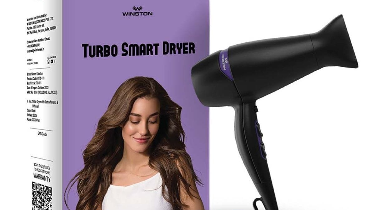İsimsiz Tasarım 19 Winston Turbo Saç Kurutucu 2200W - Siyah
