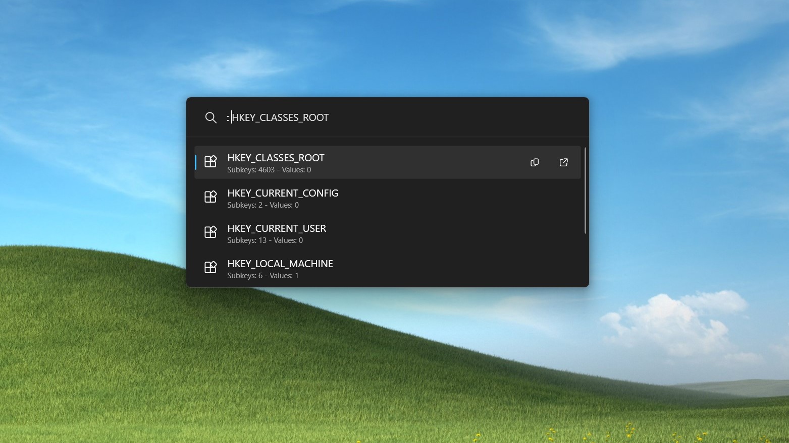 Powertoys Run aracılığıyla Windows Kayıt Defterine erişmek