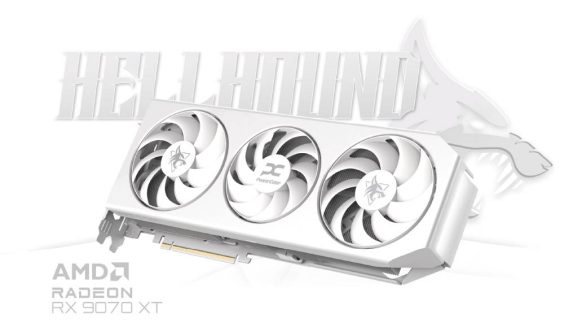 Powercolor Hellhound Spectral White RX 9070 XT