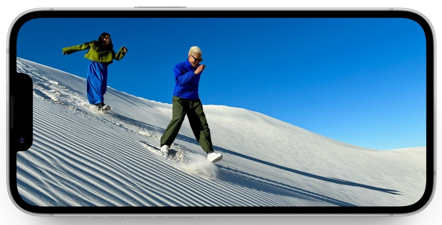 Peyzaj modunda iPhone 16E bütçe modeli,