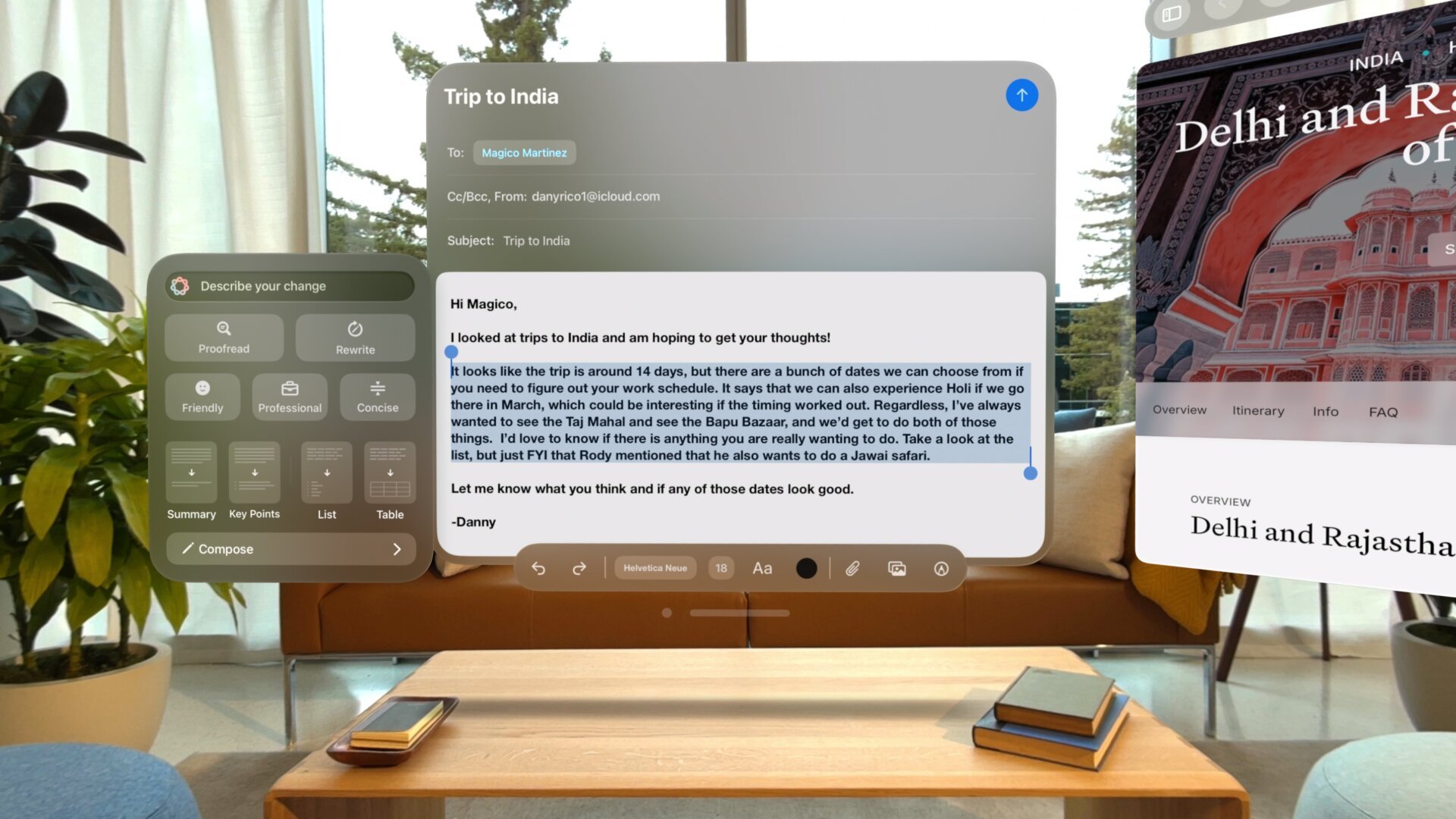 Apple Visionos 2 4 Apple İstihbarat Yazma Araçları