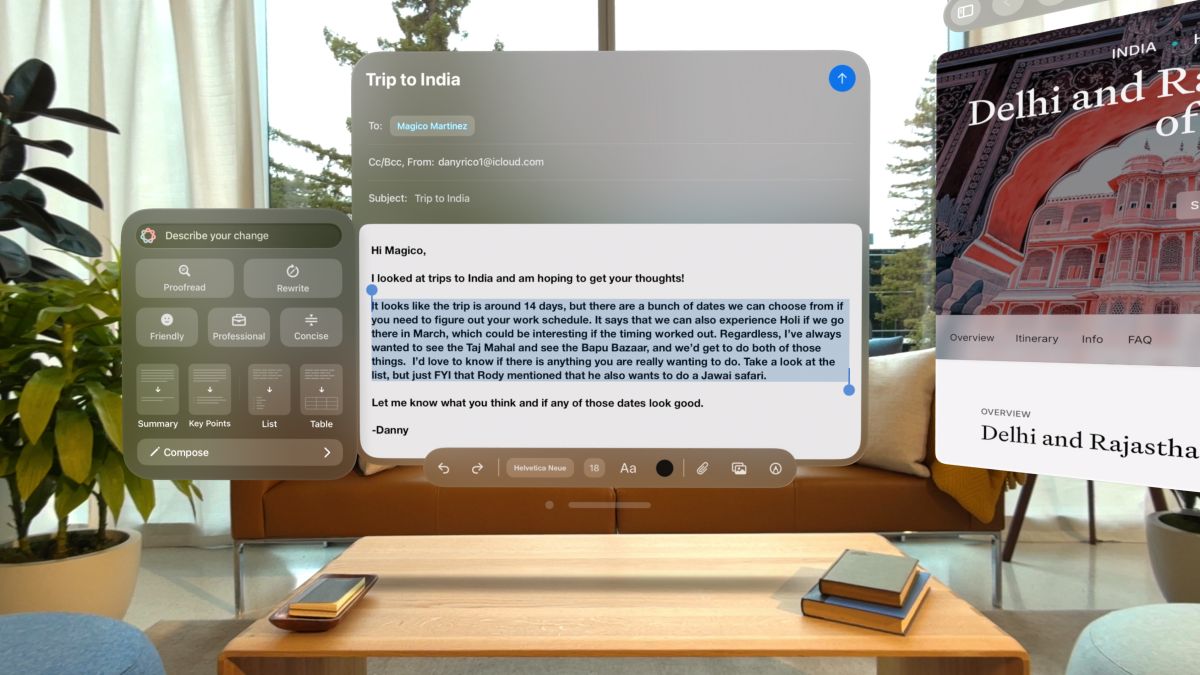 Visionos Apple Intelligence Apple Visionolar