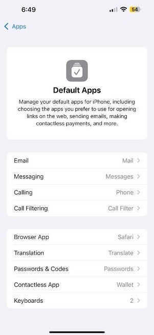 Beta güncellemesi, kullanıcıların ABD'de belirli bir koşulda seçebileceği yeni bir varsayılan uygulama ekler. | Image Credit -Phonearena - Apple'ın iOS 18.4 Beta 1 geldi ve görüntü oyun alanı için yeni bir çizim stili içeriyor