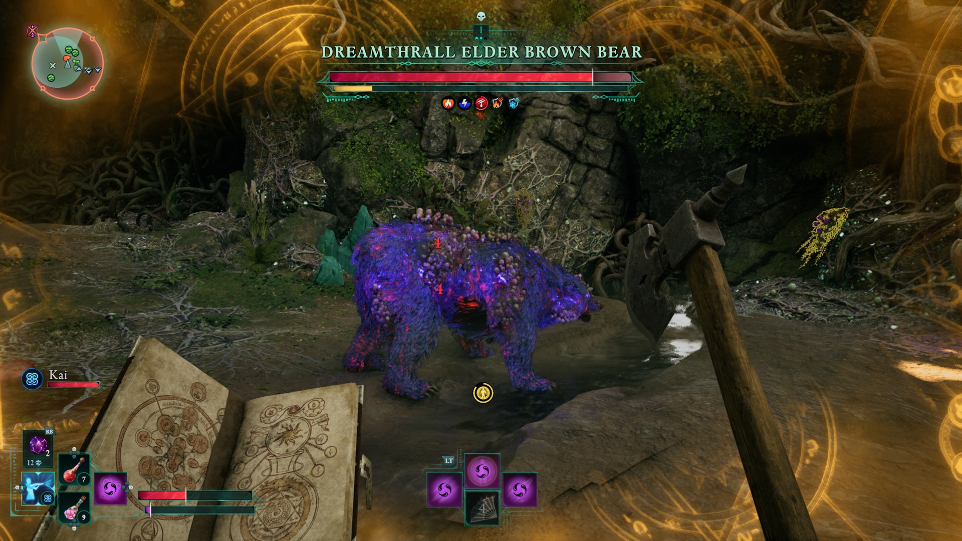 Bir Dreamthrall Bear Boss Dövüşü