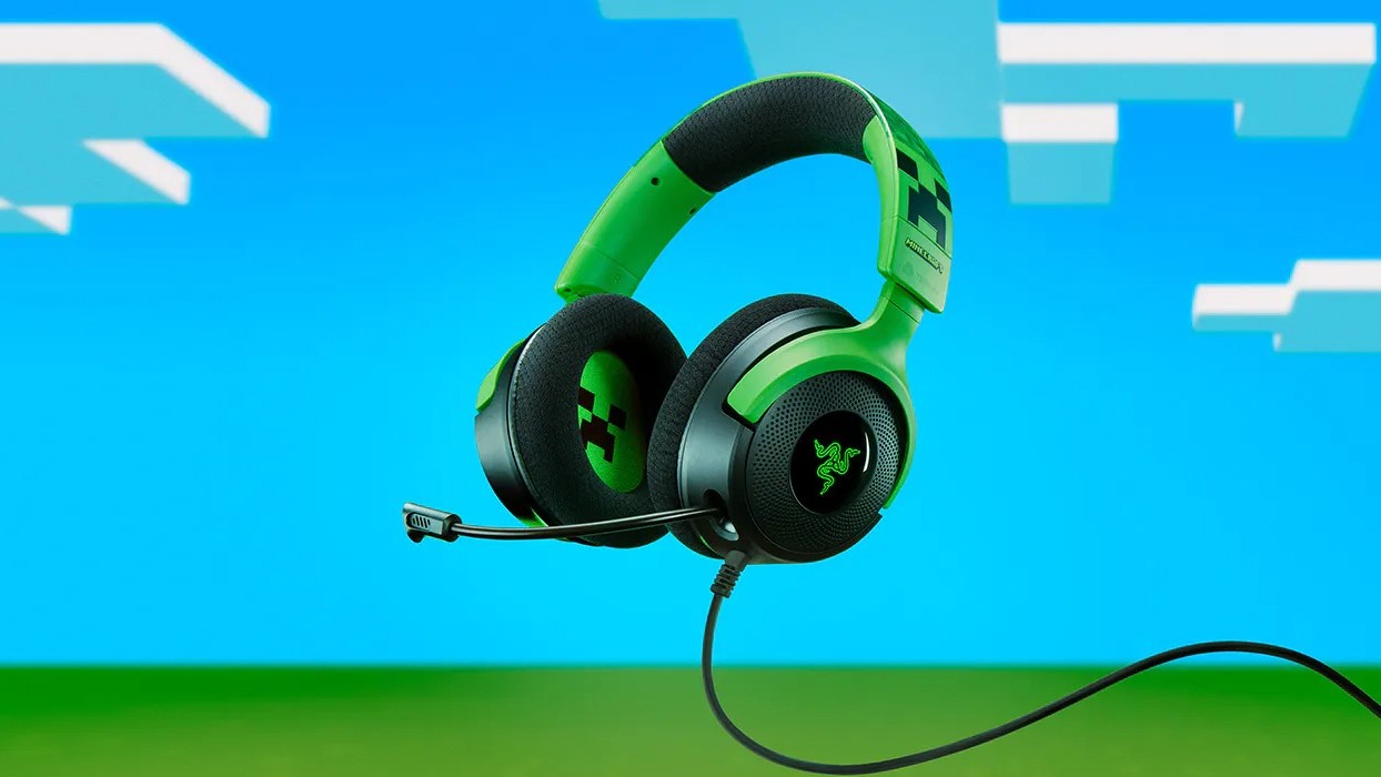 Razer Minecraft koleksiyonunun görüntüsü.