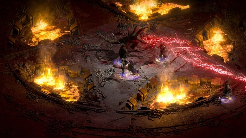 Diablo 2 dirilen patron Diablo ile dövüş