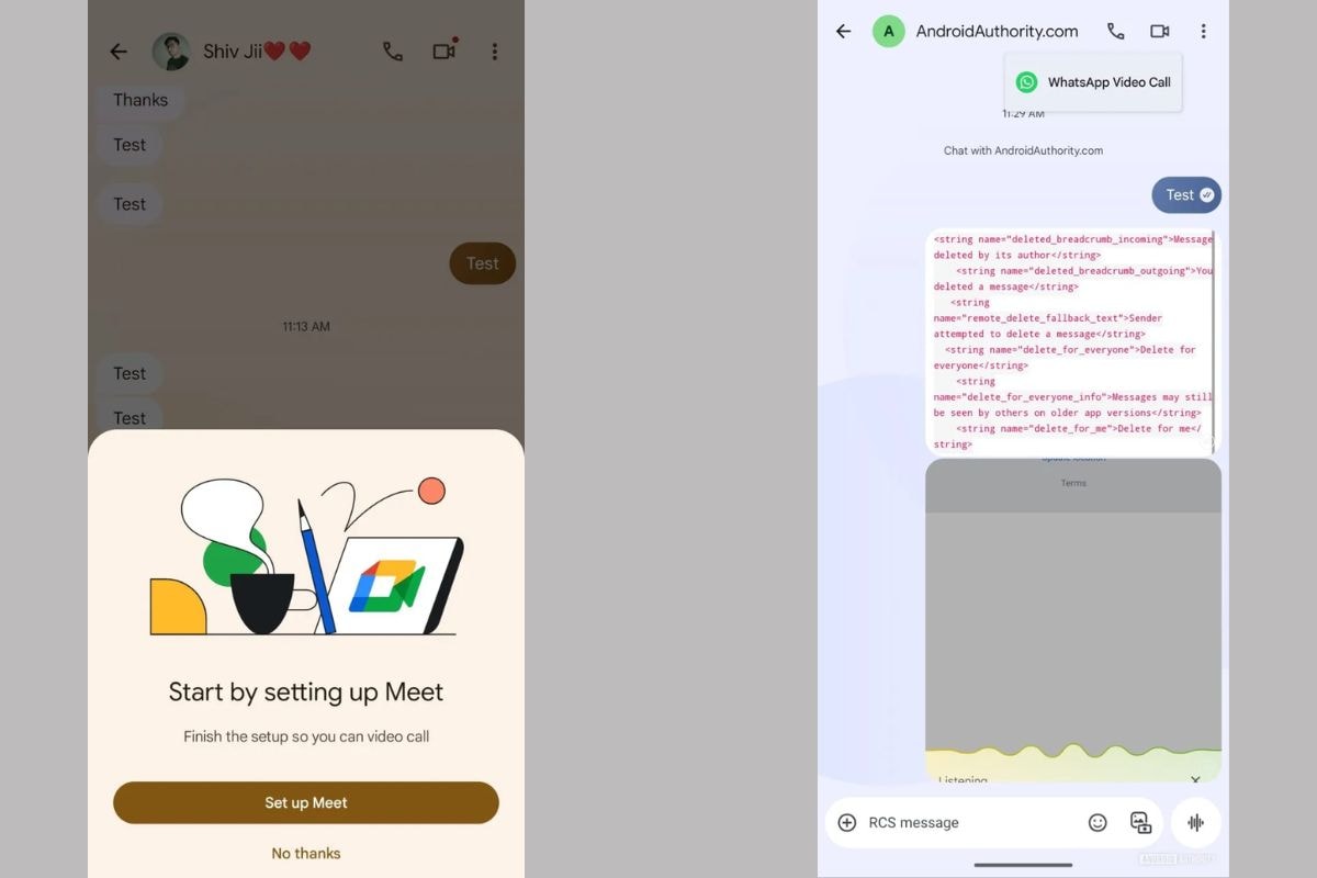 Google Mesajları WhatsApp Google Mesajları WhatsApp