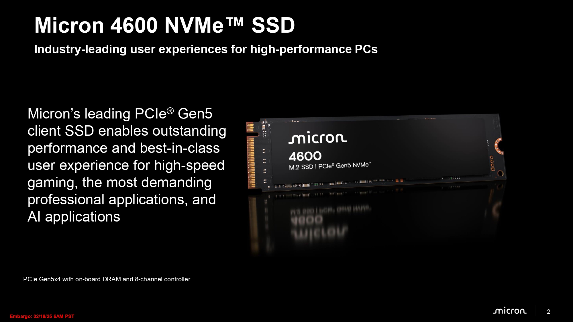 Micron 4600 sunumu