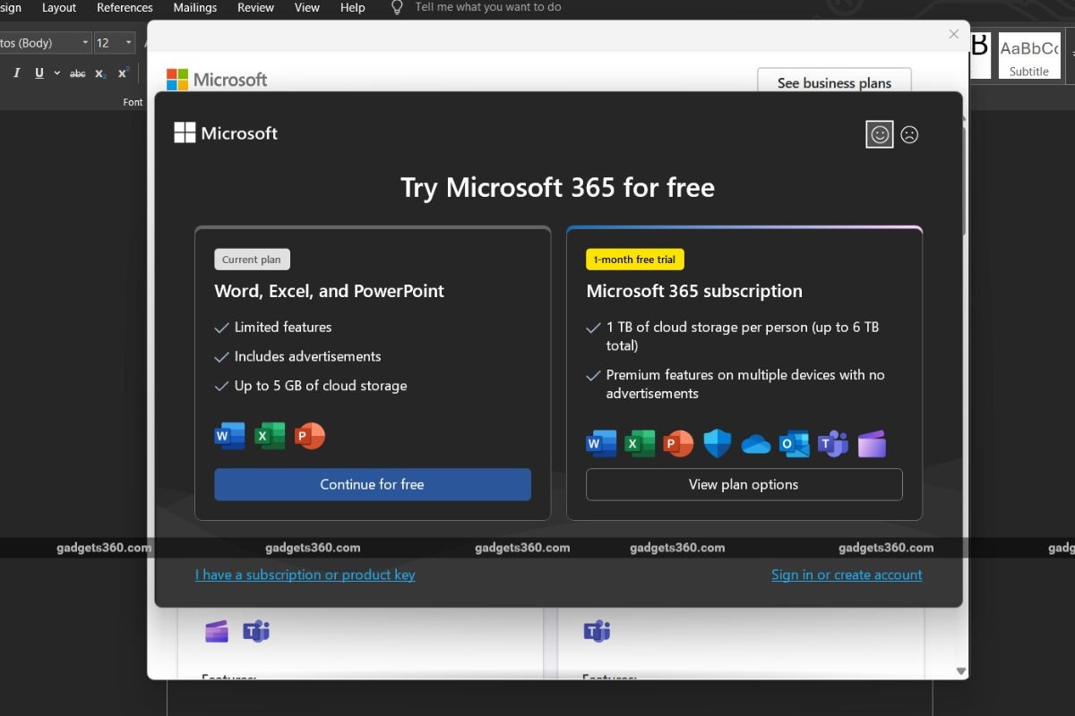 Mirosoft 365 Free1 Microsoft 365 Ücretsiz Seviye