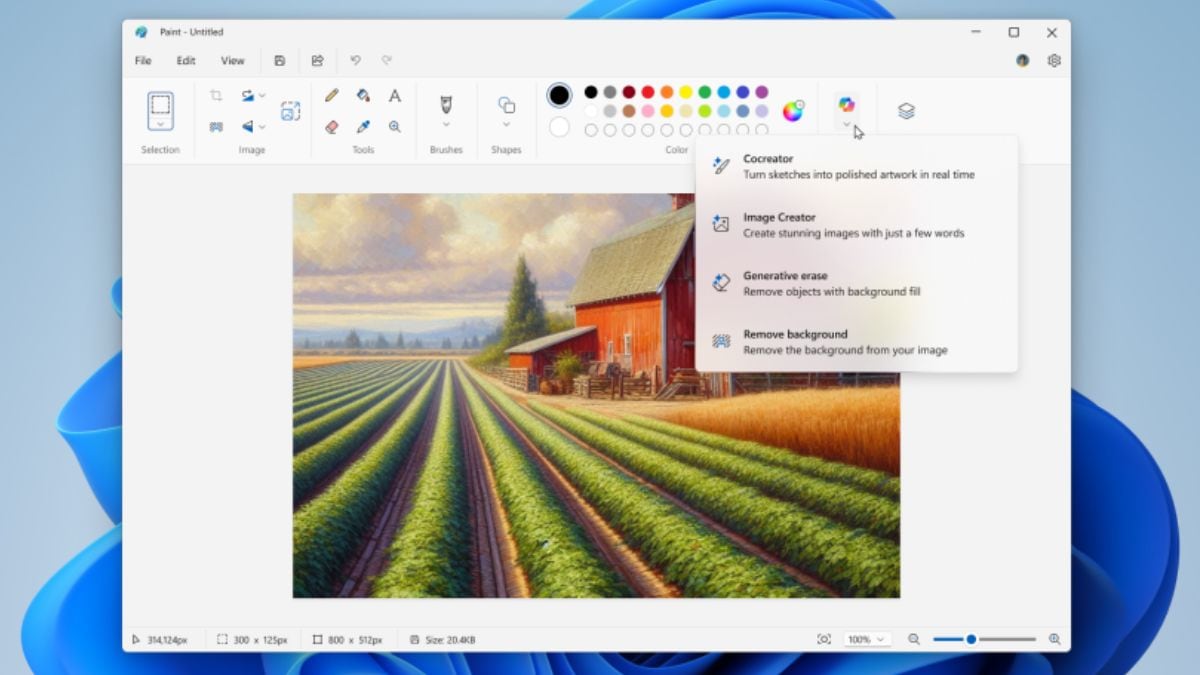Microsoft Paint Copilot Microsoft Paint