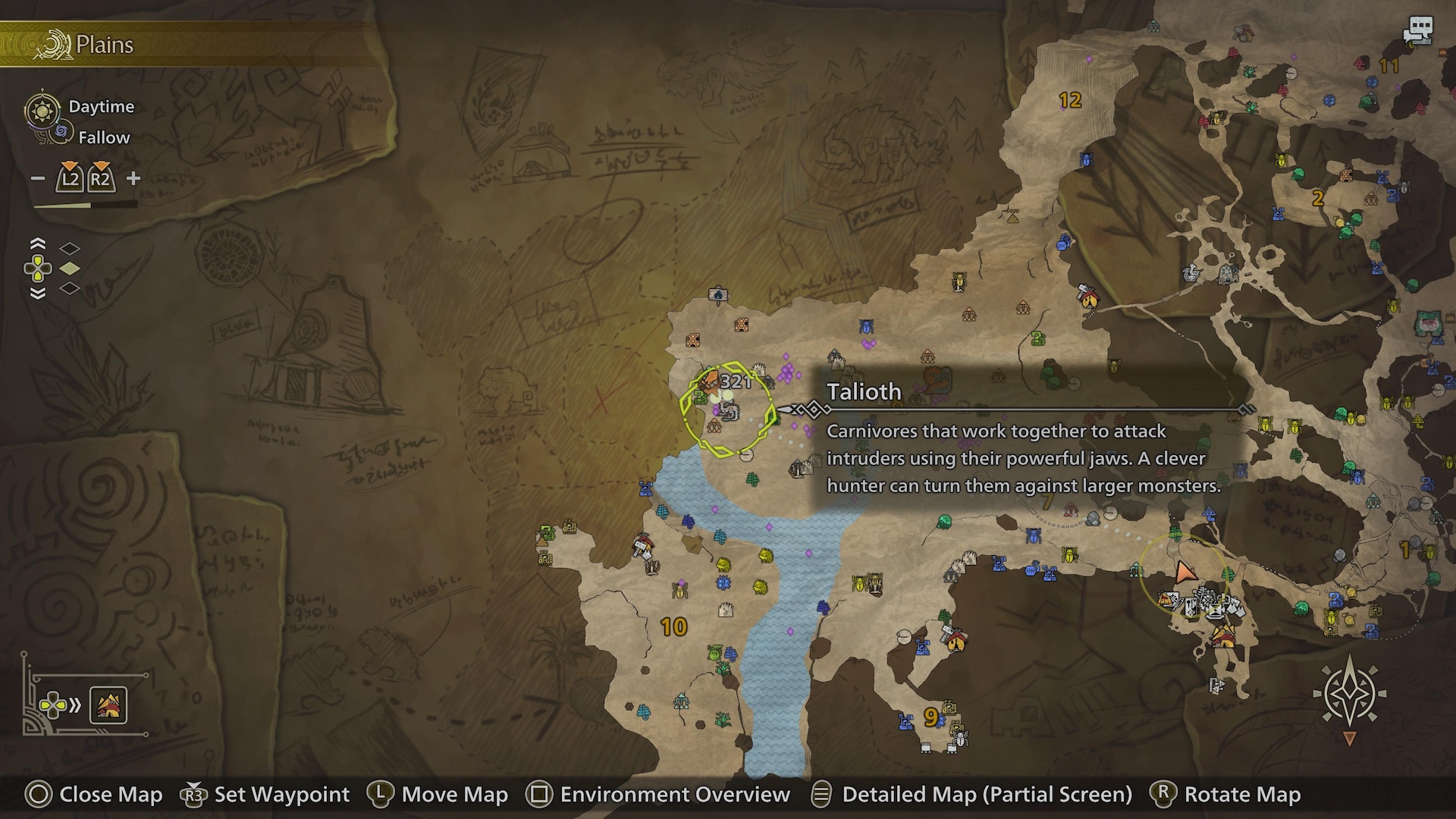 Talioth Monster Hunter Wilds Plains haritasında vurgulandı