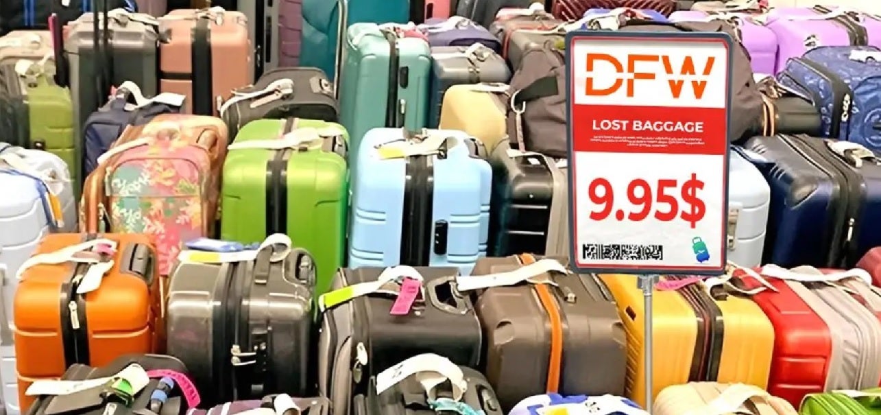 AirTags, benzer bir yığınla bitmeden bagajınızı geri almanıza yardımcı olabilir. | Image Wing'den Kredi Görünümü - Müşterilerinin çantalarını kaybettiği bilinen havayolu artık AirTags'dan gelen verileri geri almak için verileri kullanıyor