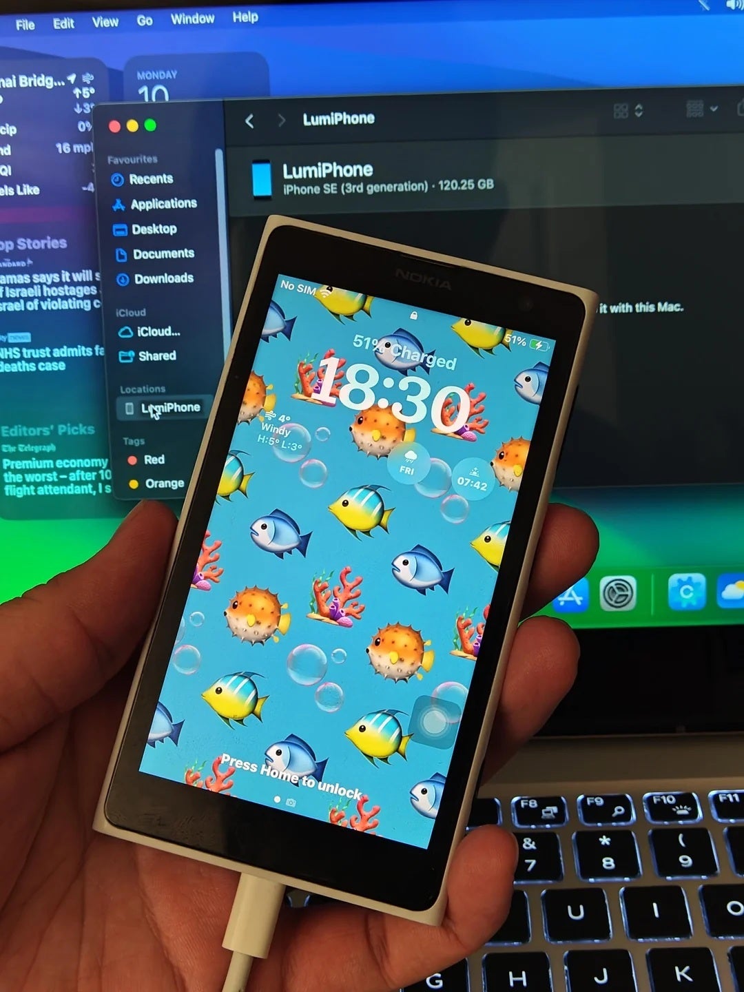 Resim Kredisi - U/OceanDepth95028, Reddit - Nokiapple Lumiphone 1020 SE: Nokia kıyafetlerinde bir iPhone ile tanışın