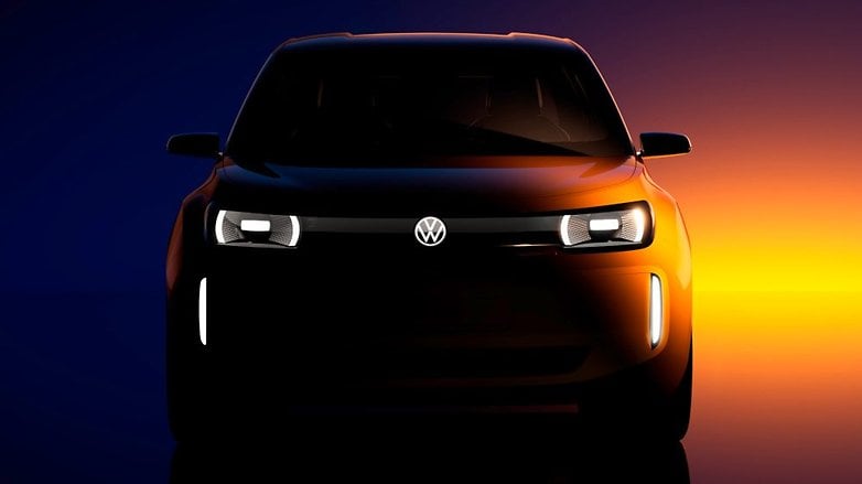 Volkswagen ID.1 ön görünümde (tasarım eskiz).