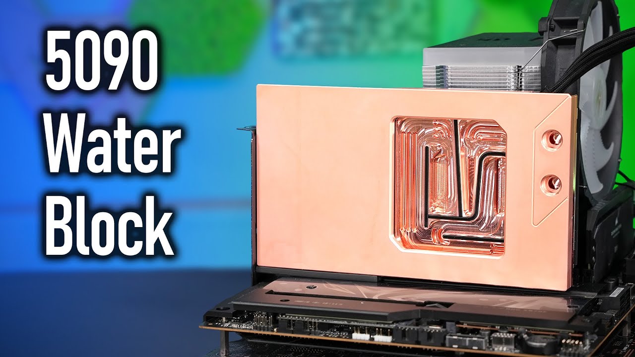Dünyalar İlk RTX 5090 FE Su Bloğu - Zor ama İmkansız Değil - YouTube