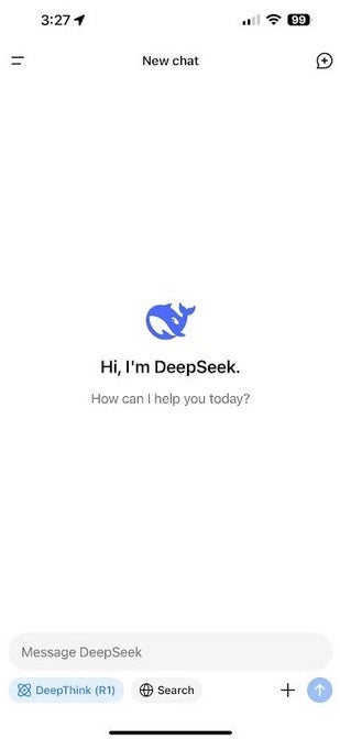 Deepseek iOS uygulaması. | Image Credit -Phonearena - TSMC, AI modellerini eğitmek için kullanılan Çin'e güçlü GPU cips göndermeyi durdurur