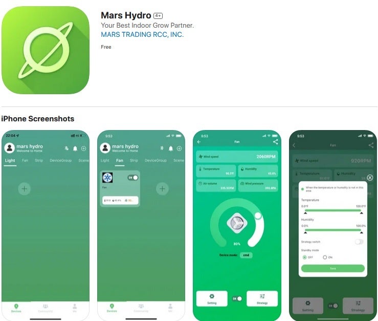 Mars Hydro'nun iOS uygulaması App Store'da listelendi. | Image Credit-Phonearena-Veri ihlali, akıllı telefon ve wi-fi bilgisini kapsayan 2,7 milyar kayıt sızıyor