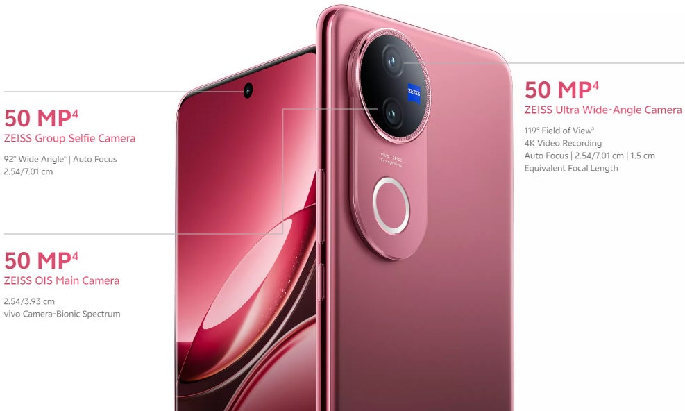 Vivo, V50'nin tasarımını ve temel özelliklerini onaylıyor, ancak Price bir gizem olarak kalıyor