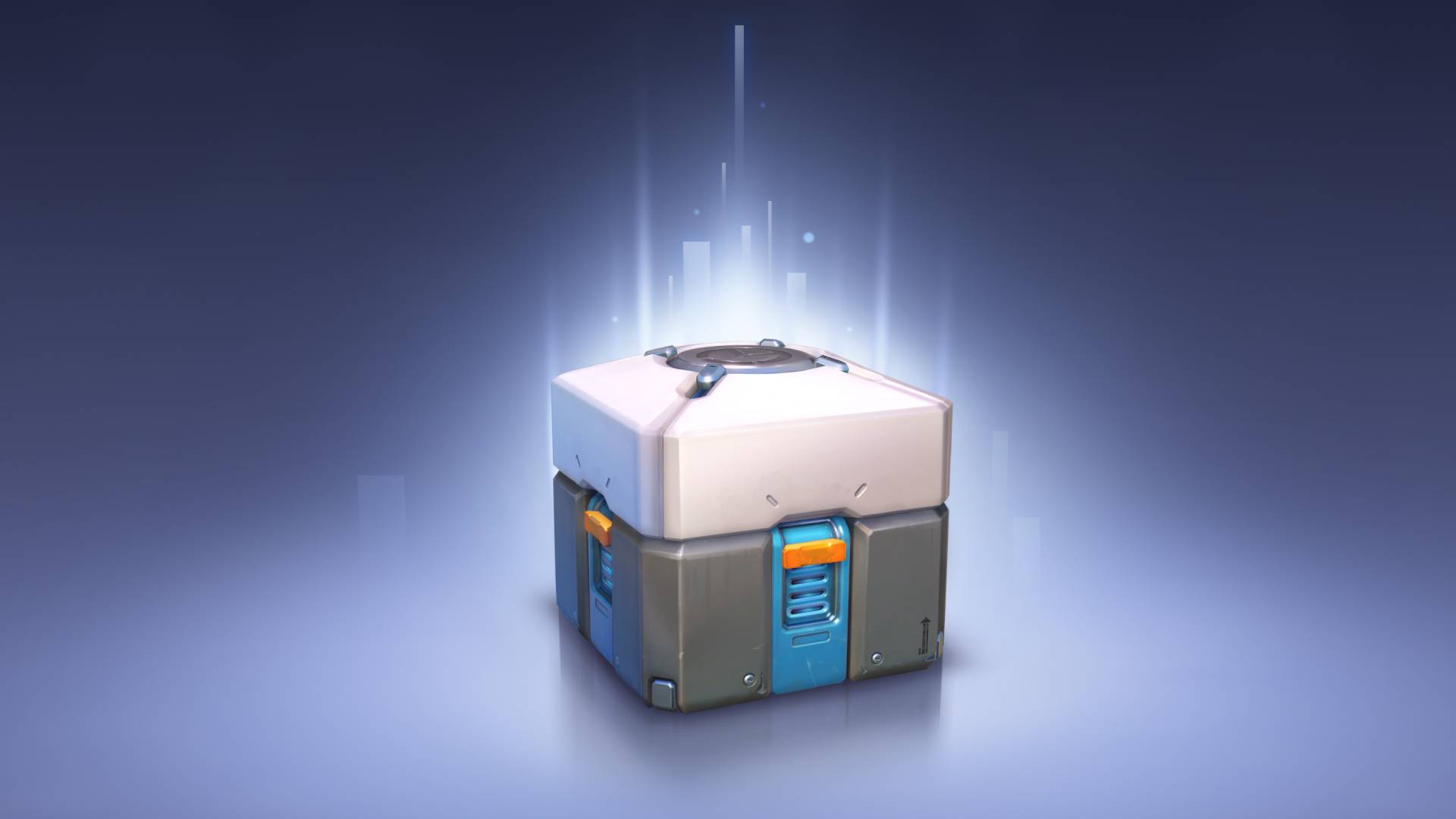 Overwatch-2-Loot-Boxes-Back-In-In-In-In-In-Infiew Gümüş arka plan üzerinde oturan bir overwatch yağma sandığı
