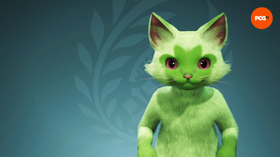 Monster Hunter Wilds Palico Tasarım Kodları: Bir Palico, Monster Hunter Wilds karakter yaratma aracında Sprigatito'ya benziyor.